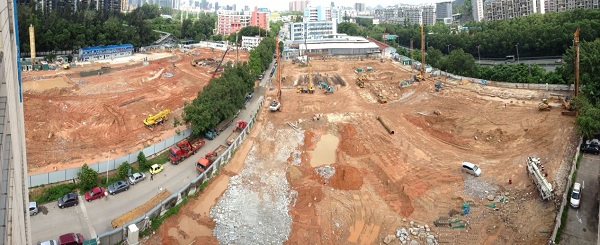 3044永利广场建设有序向前推进