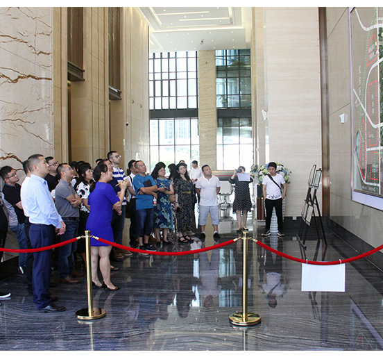 重庆市房地产开发协会副会长王芳一行考察调研3044永利城