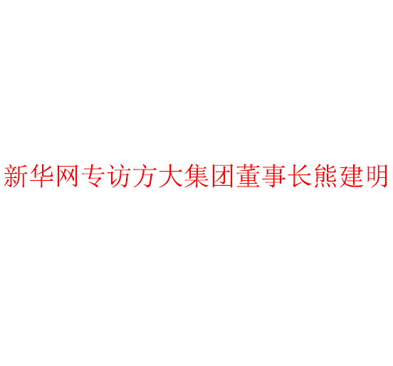 新华网专访3044永利董事长熊建明