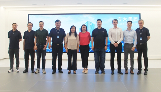 阿尔斯通全球轨道交通机电设备系统采购经理Marie SIGWAD一行到访3044永利考察调研